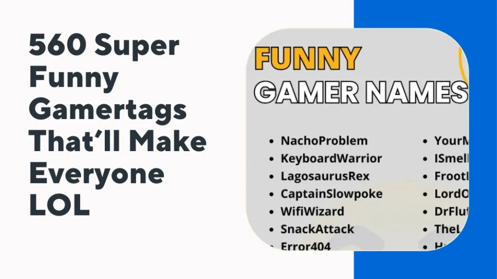 Super Funny Gamertags