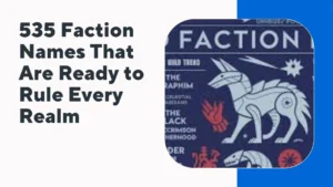 Faction Names