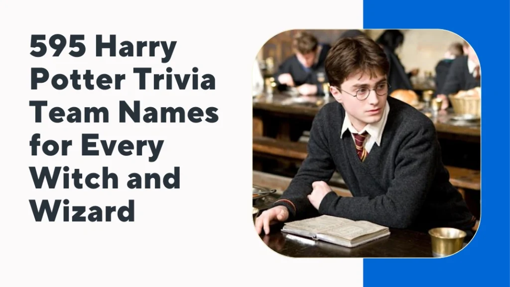 Harry Potter Trivia Team Names