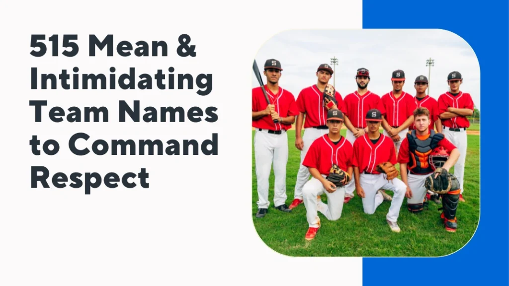 Mean & Intimidating Team Names