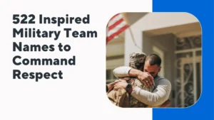 Military Team Names