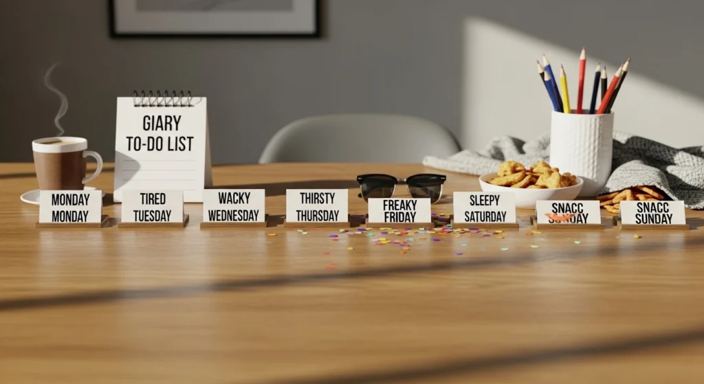 Funny Names for the Days of the Week