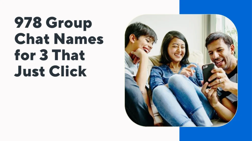 Group Chat Names for 3