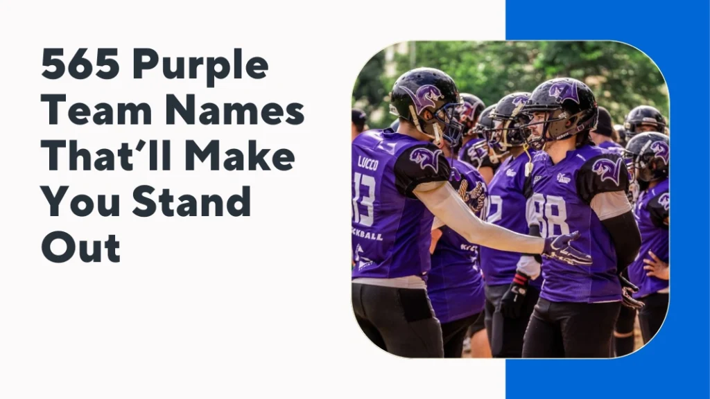 Purple Team Names