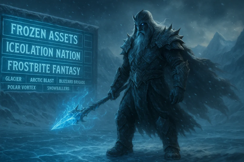 Fantasy Ice Names for Girls