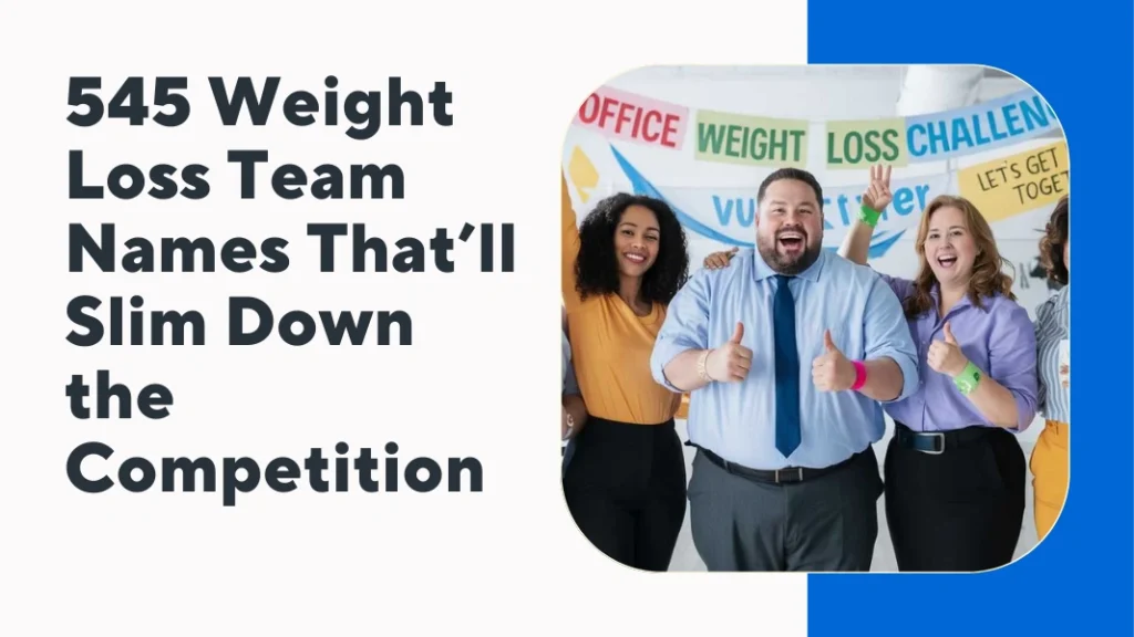 Weight Loss Team Names