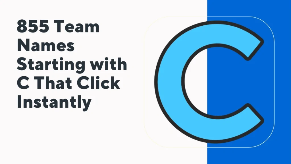 Team Names Starting with C