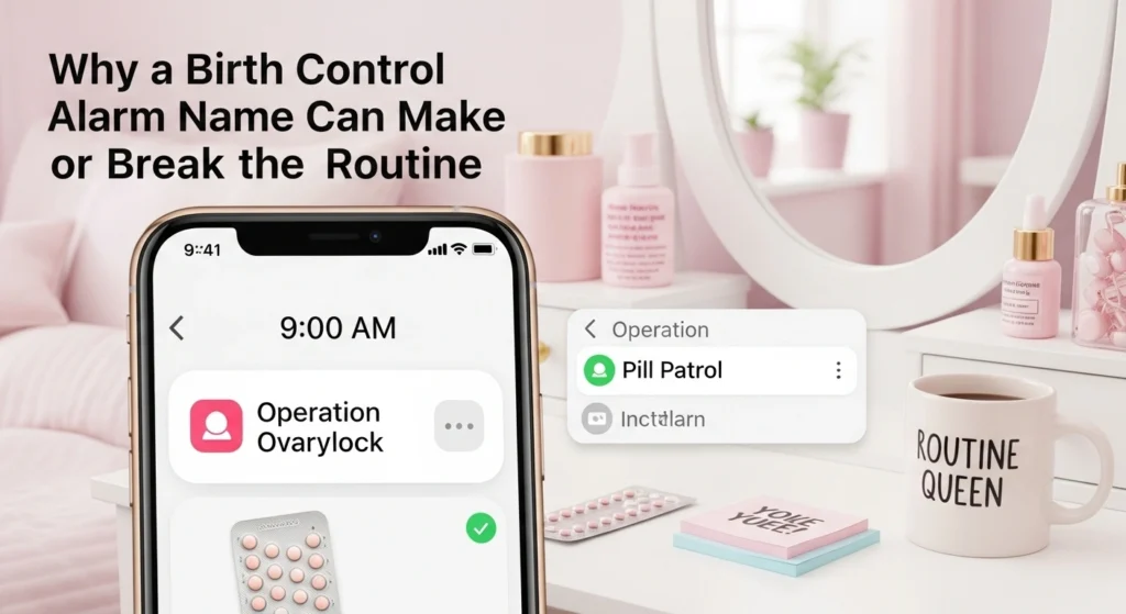 Names for Birth Control Alarm